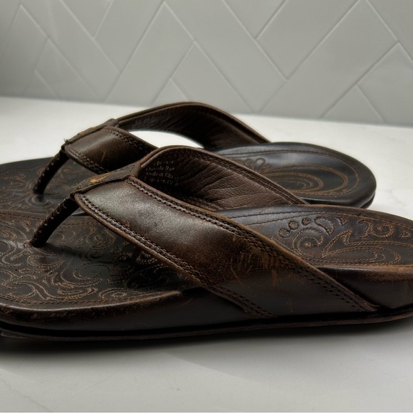 🌊Olukai Sandals Flip Flops🌊Men's 7 + Women's 9🌊 - Picture 6 of 6